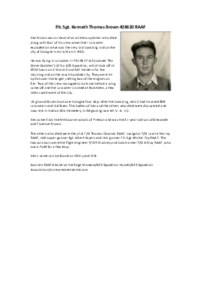 A preview of a PDF biography for Brown, Kenneth Thomas
